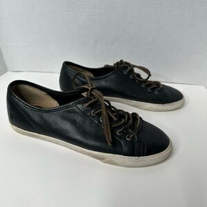 Frye Mindy Low Leather Shoes Black size 7